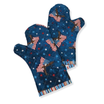 Stars and Stripes VIII Oven Mitts