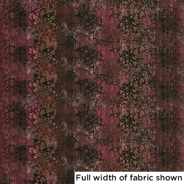 Batik Fabric, Rust/Black Patterns — Cargo Inc