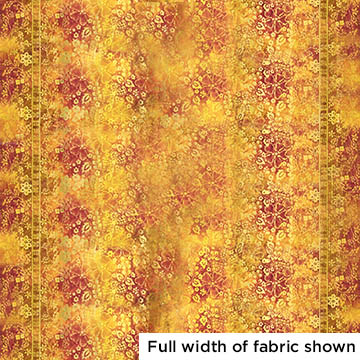 Batik Fabric, Rust/Black Patterns — Cargo Inc