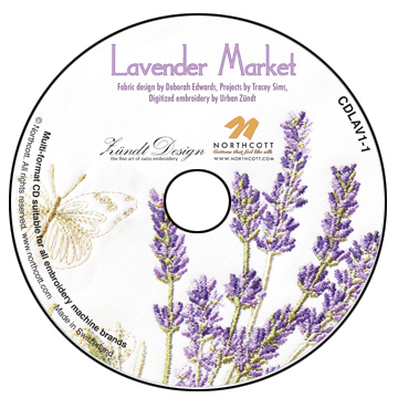 Lavender Market 2 Embroidery CD